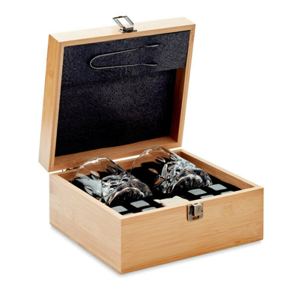 INVERNESS - Luxe whiskey set in bamboe box